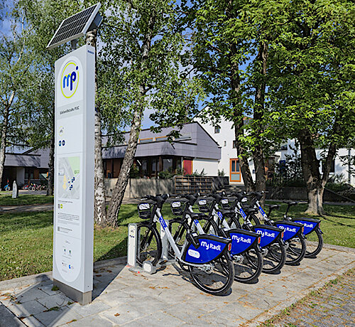 Regionales Bikesharing-System „MyRadl“ auch in Puchheim gestartet