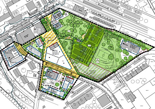 Bebauungsplan Nr. 57 für das Stadtzentrum mit Erweiterungsbereich