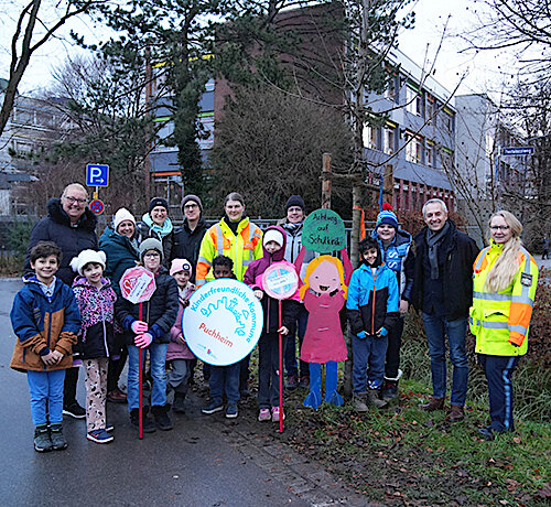 Grundschule am Gernerplatz –  Start der neuen „Zu Fuß zur Schule“-Phase