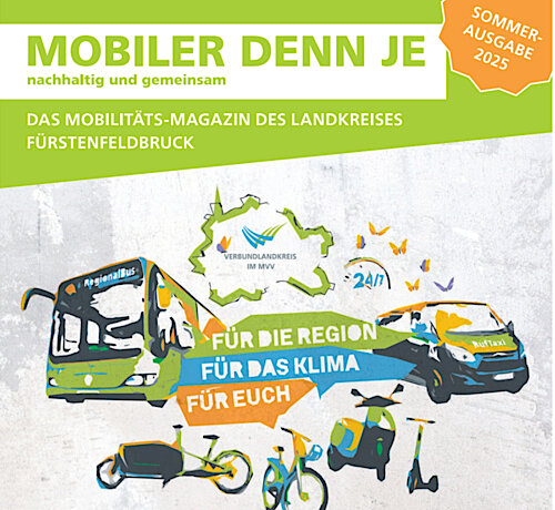 Mobilitäts-Magazin „MOBILER DENN JE – nachhaltig und gemeinsam