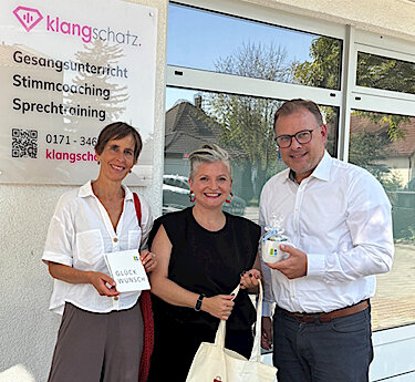 Klangschatz: Für eine gestärkte Stimme in Alltag und Beruf – Unternehmensbesuch zur Neueröffnung