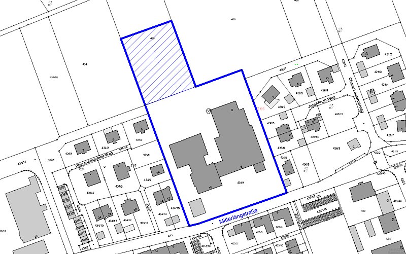 Bebauungsplanänderung mit Flächennutzungsplanänderung für den Bereich der Laurenzer Grundschule und Sporthalle sowie einer Kindertagesstätte