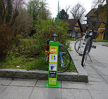 Das Umweltamt informiert – Fahrrad-Reparaturstationen im Winter eingelagert