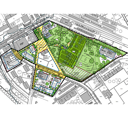 Bebauungsplan Nr. 57 für das Stadtzentrum mit Erweiterungsbereich