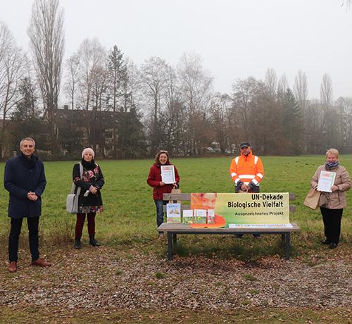 Projekt Stadtnatur-Pfad – Auszeichnung als Projekt der UN-Dekade biologische Vielfalt