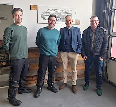 Michael Preidt, Antonio Piras, Norbert Seidl und Hans Knürr